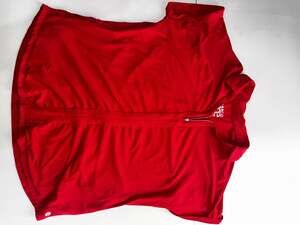Barco One Women's Red Half-Zip Performance Scrub Top Size Medium